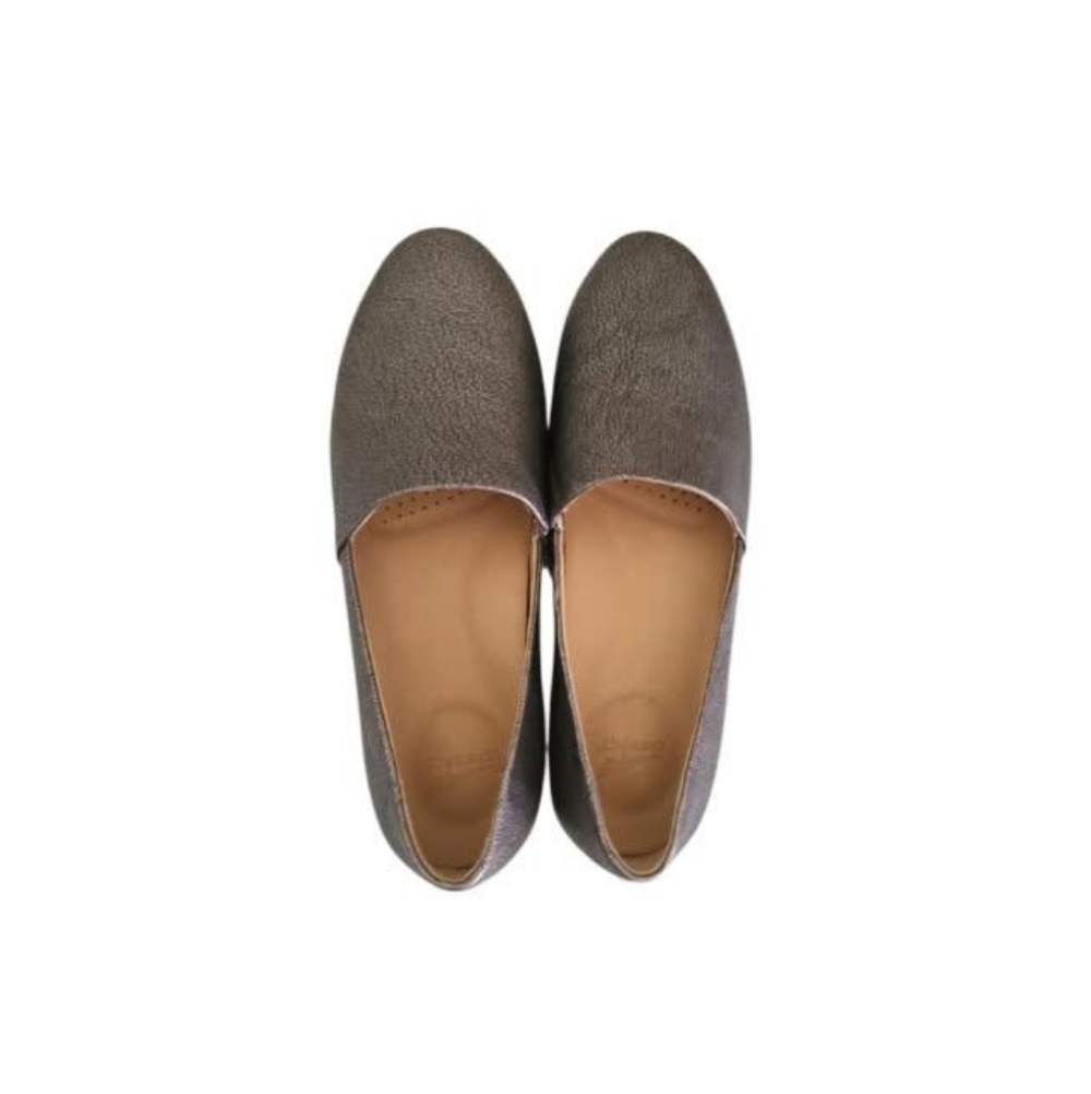 37 Dansko Larisa Leather Pewter Flat Loafer Casual Professional Nurse Women 7 - Picture 5 of 15